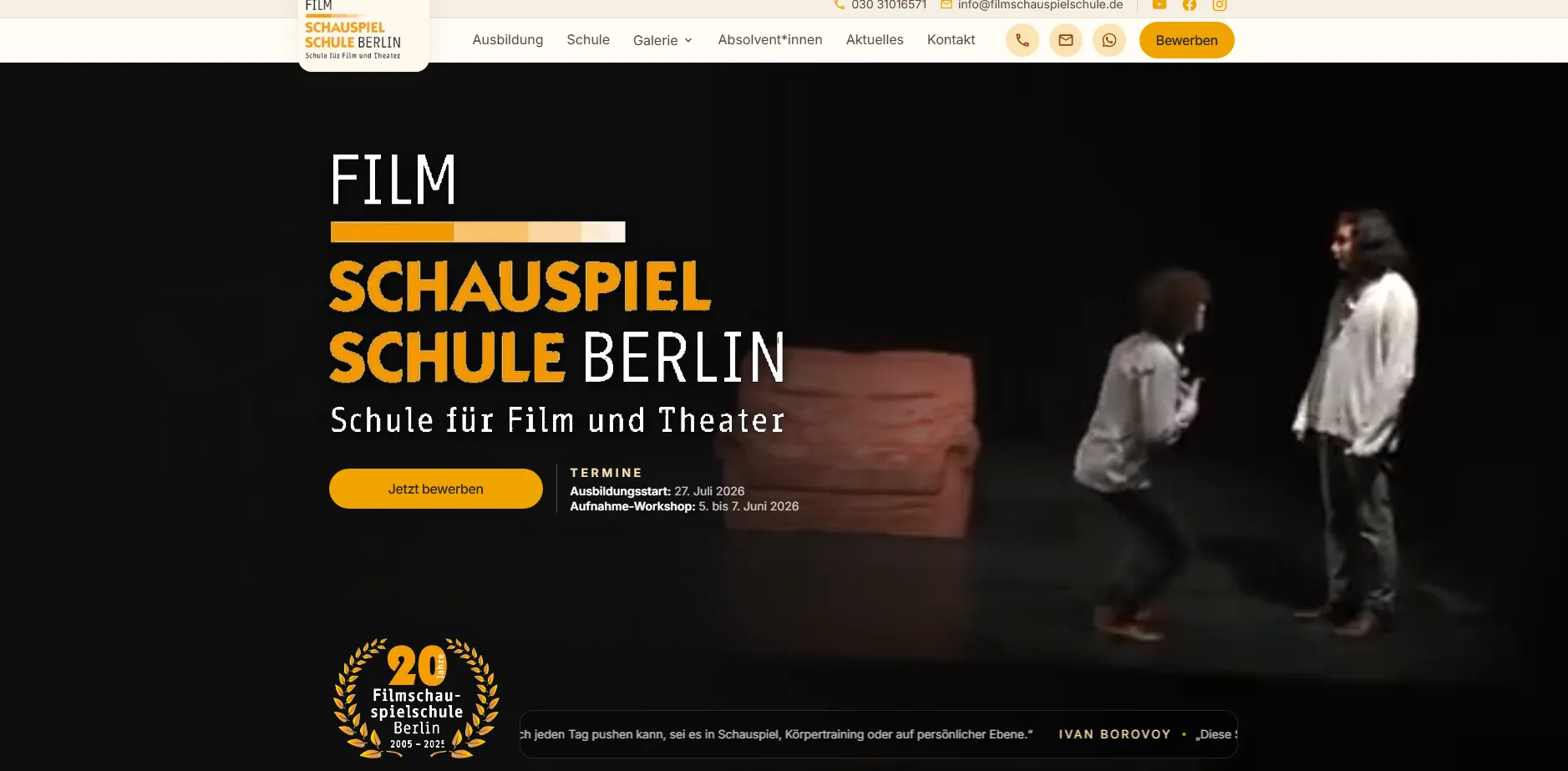 Schule für Film & Theater