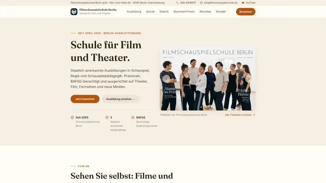School for film & theatre