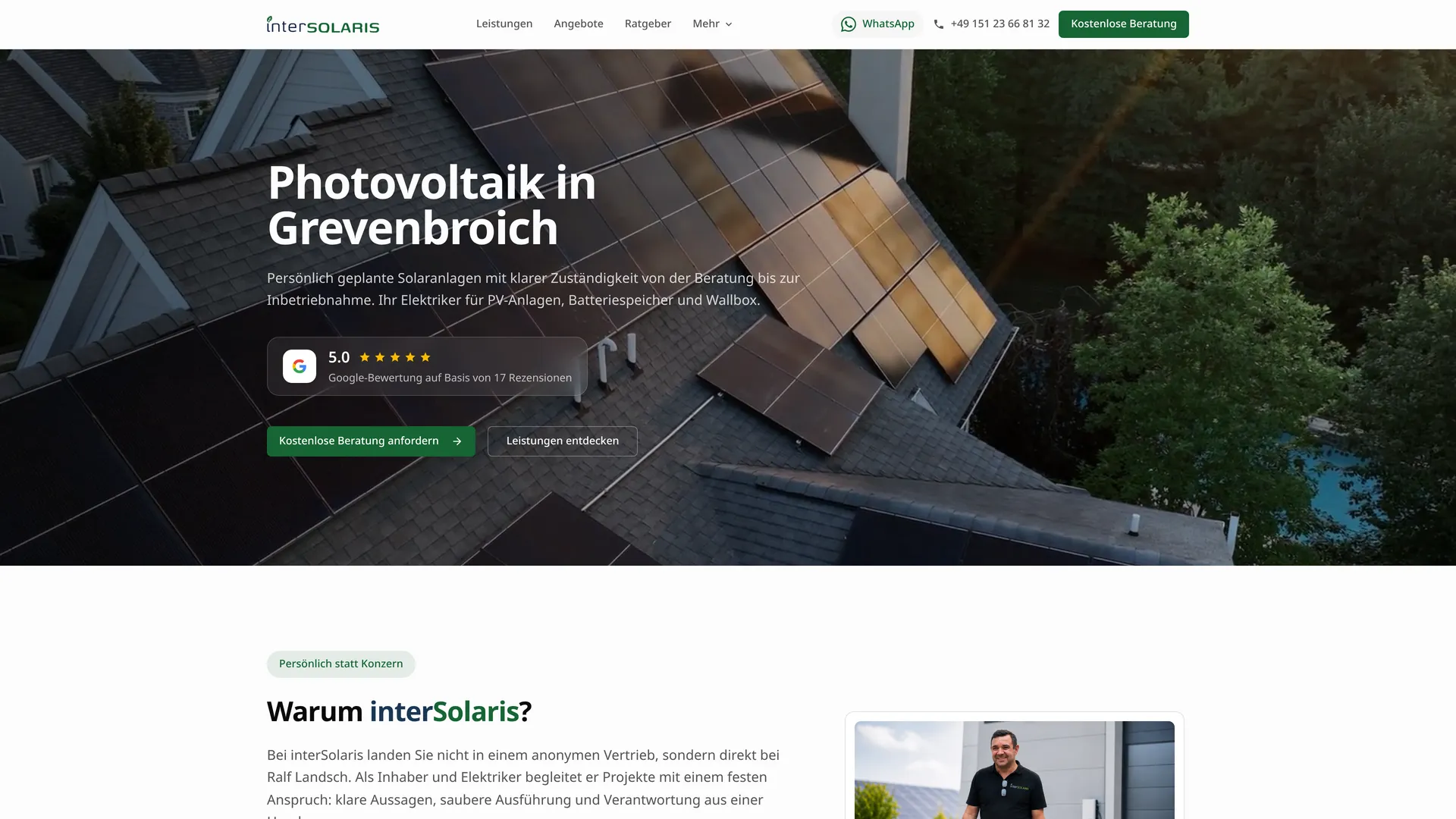 Photovoltaik Grevenbroich & Köln