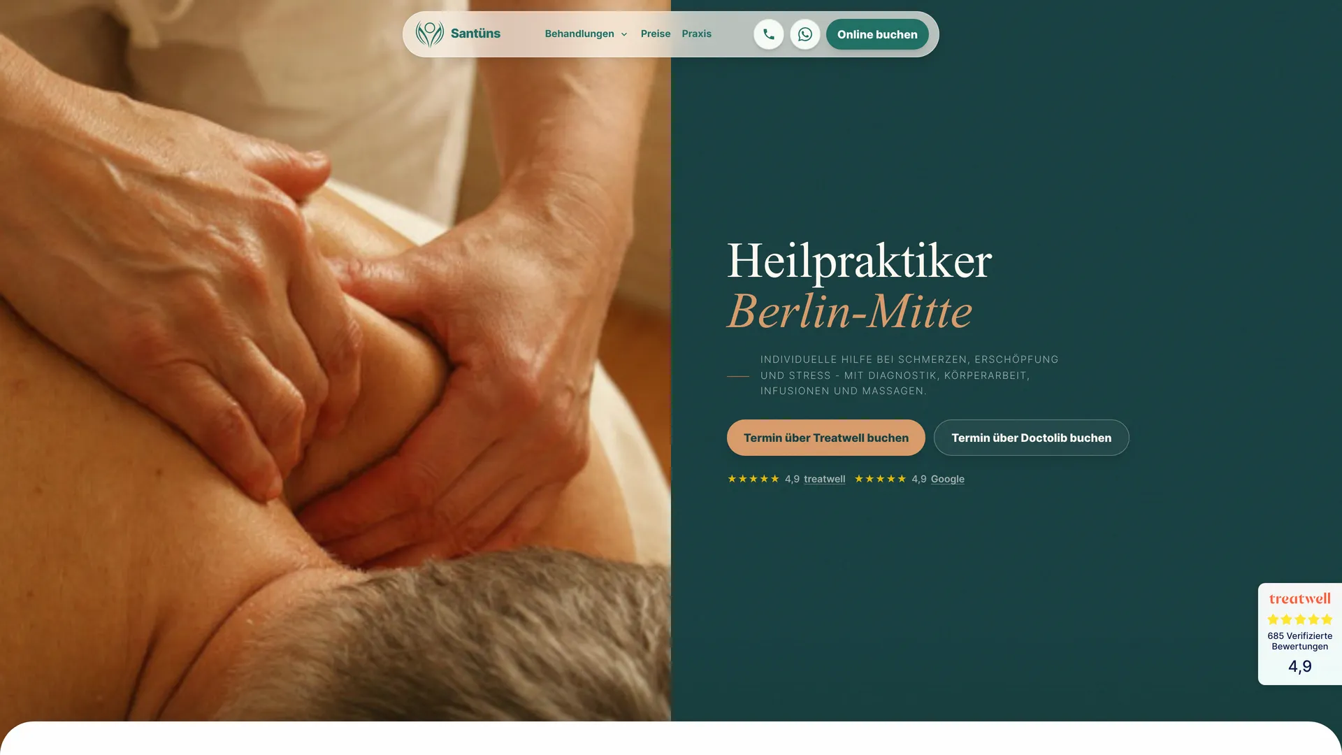 Naturopathy practice, Berlin