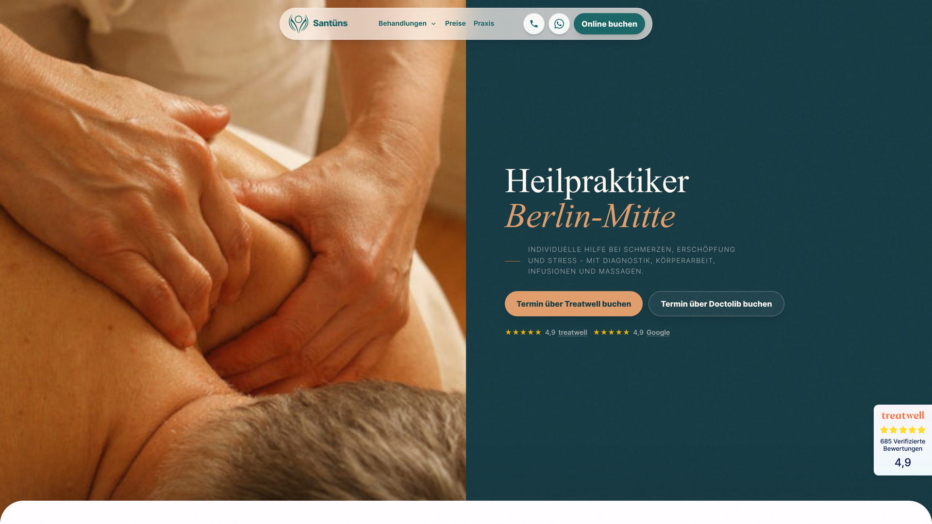 Naturopathy practice, Berlin