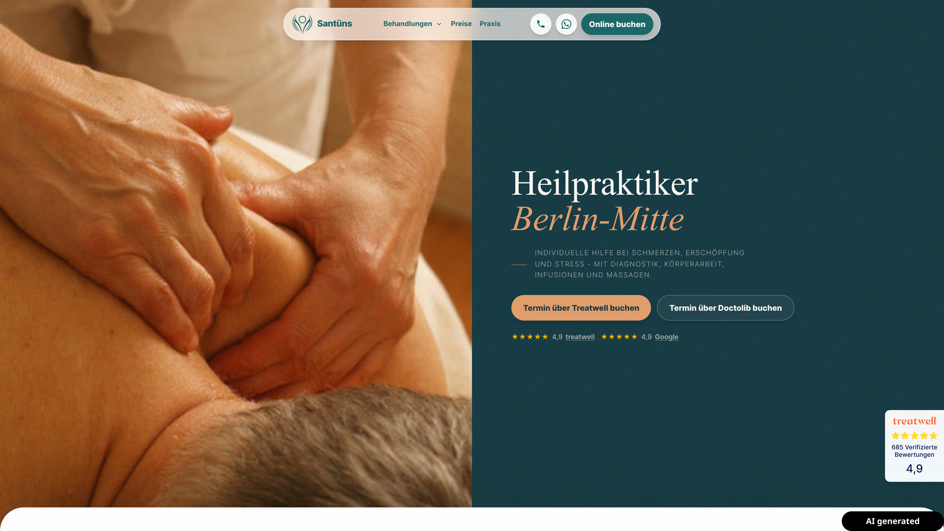 Naturopathy practice, Berlin