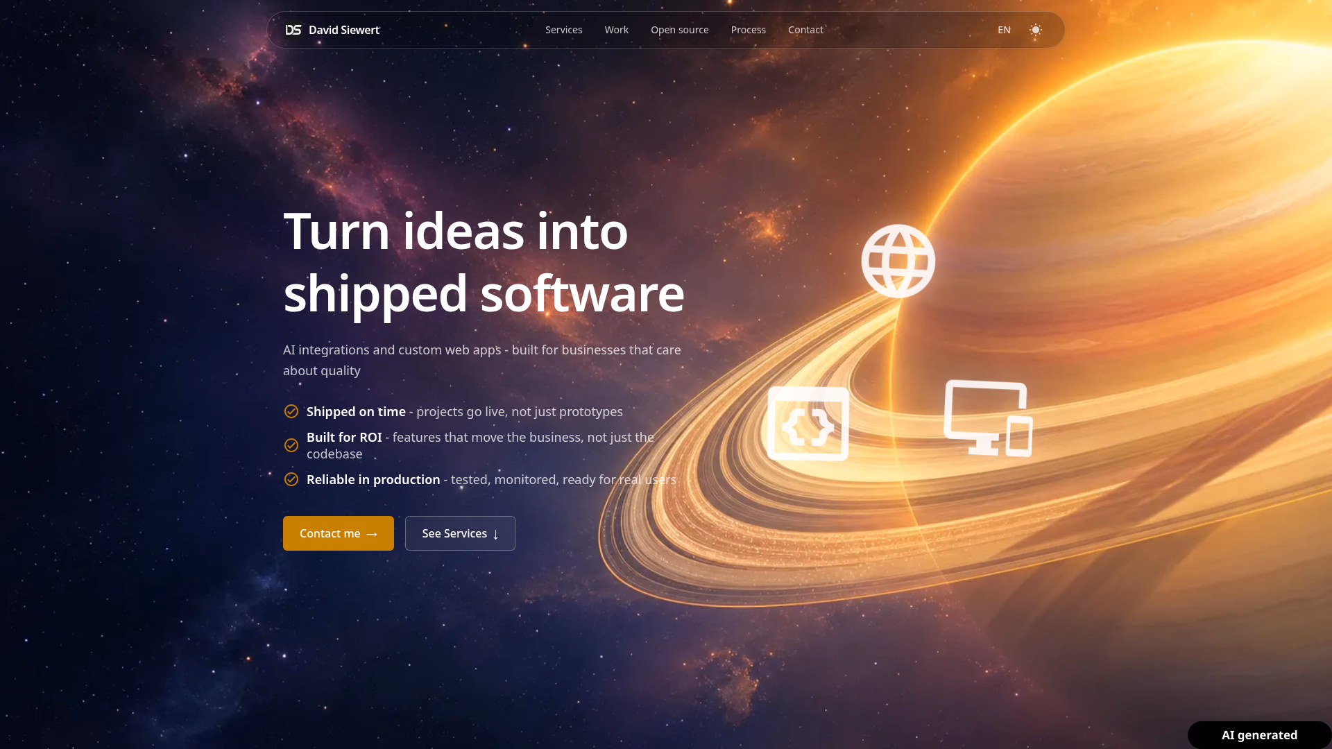 AI & web development